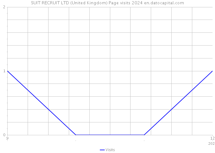 SUIT RECRUIT LTD (United Kingdom) Page visits 2024 