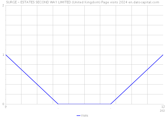 SURGE - ESTATES SECOND WAY LIMITED (United Kingdom) Page visits 2024 