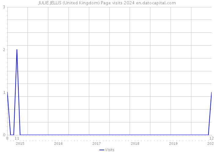 JULIE JELLIS (United Kingdom) Page visits 2024 