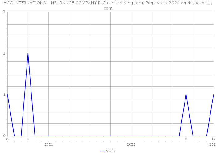 HCC INTERNATIONAL INSURANCE COMPANY PLC (United Kingdom) Page visits 2024 