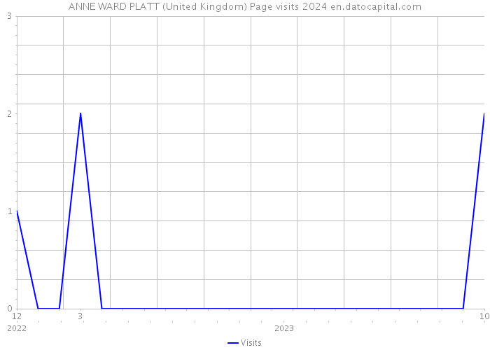 ANNE WARD PLATT (United Kingdom) Page visits 2024 