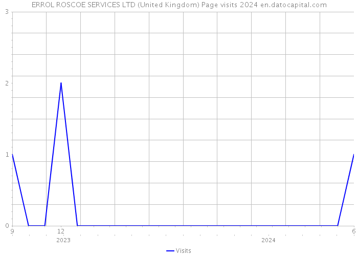 ERROL ROSCOE SERVICES LTD (United Kingdom) Page visits 2024 