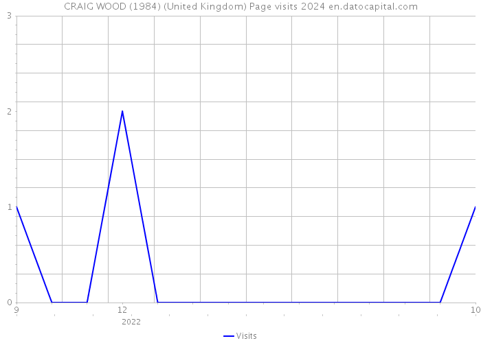 CRAIG WOOD (1984) (United Kingdom) Page visits 2024 