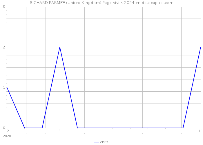 RICHARD PARMEE (United Kingdom) Page visits 2024 