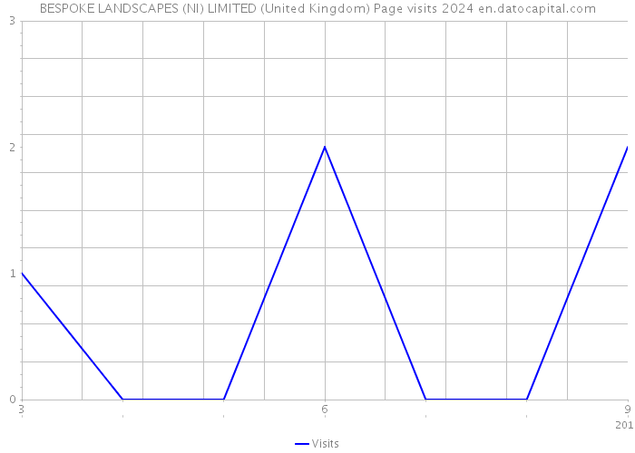 BESPOKE LANDSCAPES (NI) LIMITED (United Kingdom) Page visits 2024 