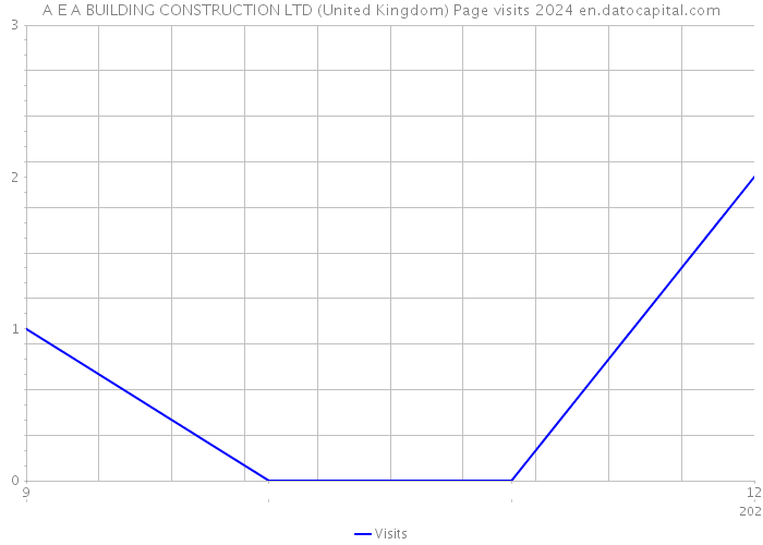 A E A BUILDING CONSTRUCTION LTD (United Kingdom) Page visits 2024 