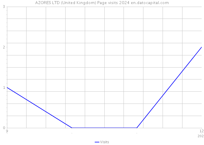 AZORES LTD (United Kingdom) Page visits 2024 