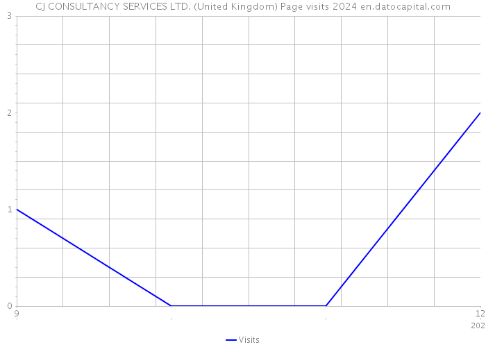 CJ CONSULTANCY SERVICES LTD. (United Kingdom) Page visits 2024 