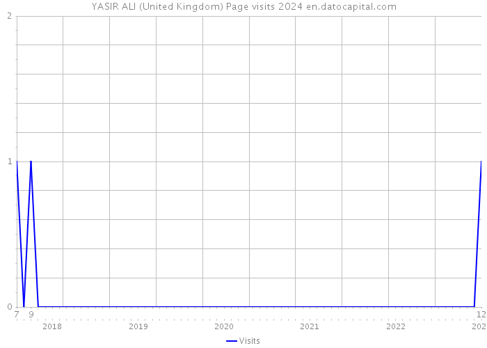 YASIR ALI (United Kingdom) Page visits 2024 