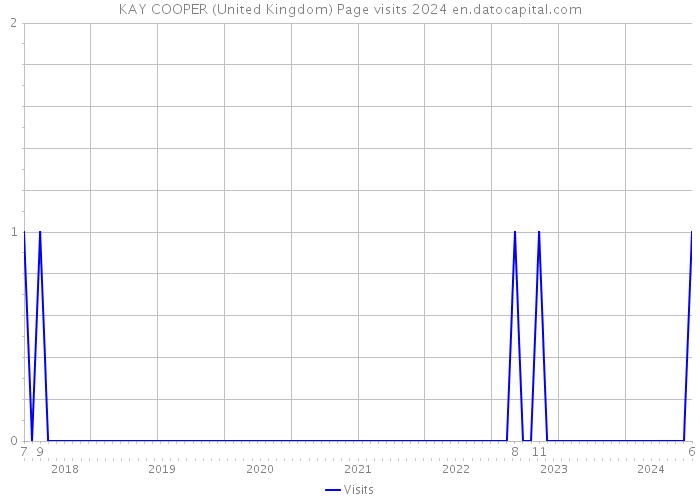 KAY COOPER (United Kingdom) Page visits 2024 