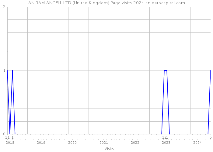 ANIRAM ANGELL LTD (United Kingdom) Page visits 2024 