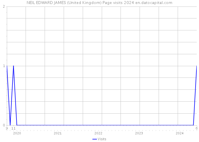 NEIL EDWARD JAMES (United Kingdom) Page visits 2024 