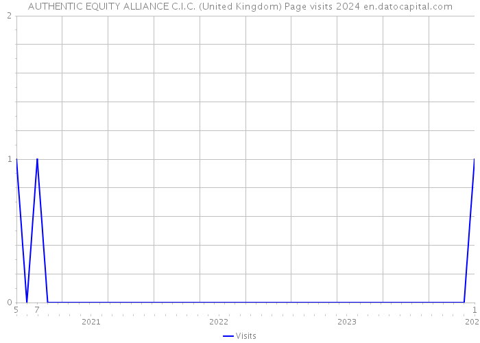 AUTHENTIC EQUITY ALLIANCE C.I.C. (United Kingdom) Page visits 2024 