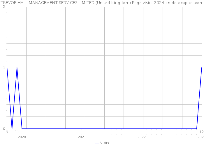 TREVOR HALL MANAGEMENT SERVICES LIMITED (United Kingdom) Page visits 2024 