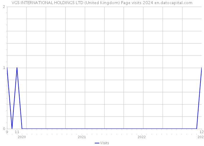 VGS INTERNATIONAL HOLDINGS LTD (United Kingdom) Page visits 2024 