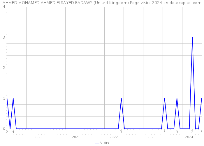 AHMED MOHAMED AHMED ELSAYED BADAWY (United Kingdom) Page visits 2024 