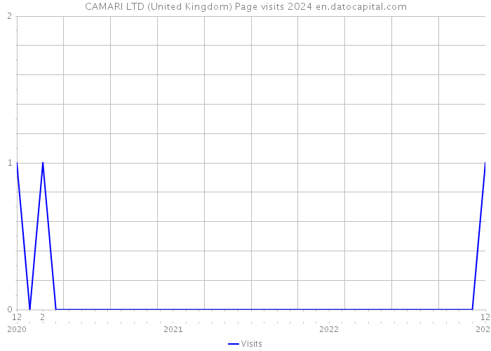CAMARI LTD (United Kingdom) Page visits 2024 