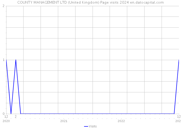 COUNTY MANAGEMENT LTD (United Kingdom) Page visits 2024 