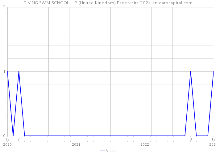 DIVING SWIM SCHOOL LLP (United Kingdom) Page visits 2024 