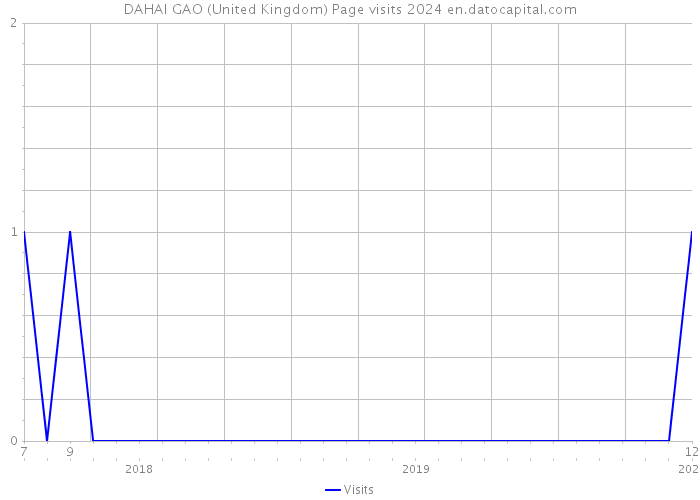 DAHAI GAO (United Kingdom) Page visits 2024 