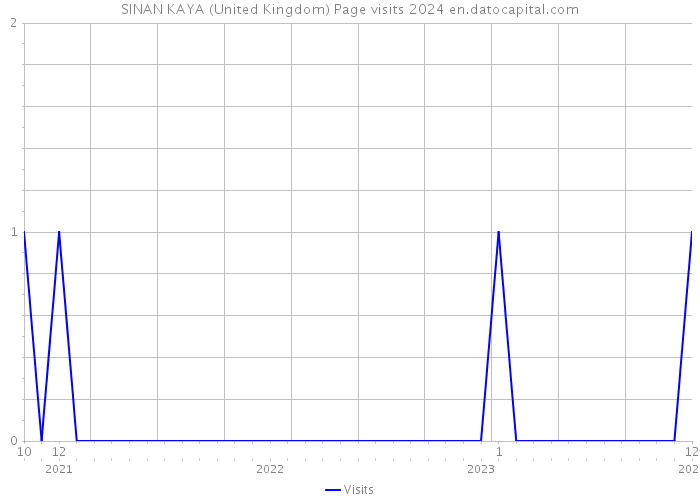 SINAN KAYA (United Kingdom) Page visits 2024 