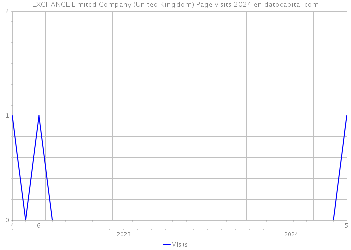 EXCHANGE Limited Company (United Kingdom) Page visits 2024 