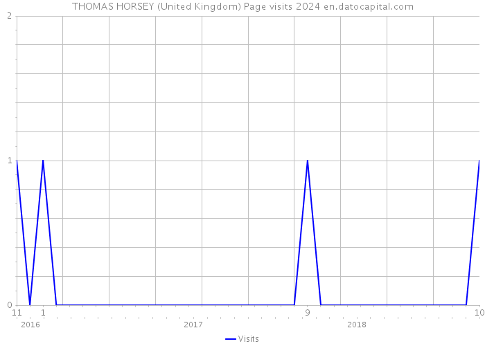 THOMAS HORSEY (United Kingdom) Page visits 2024 