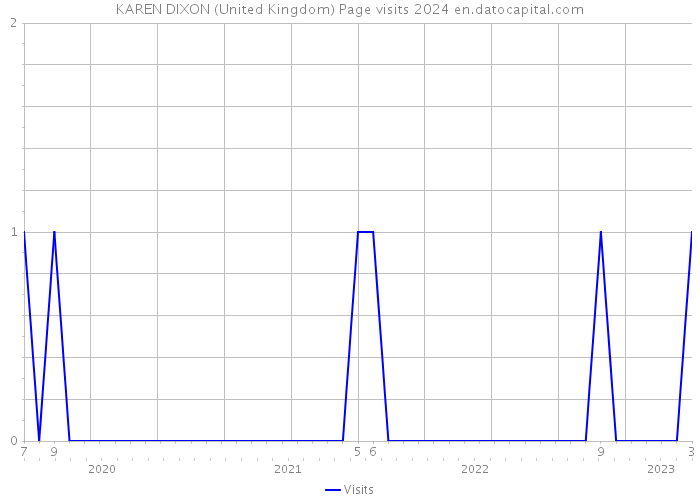 KAREN DIXON (United Kingdom) Page visits 2024 
