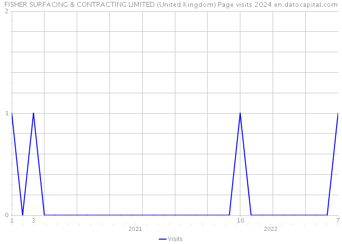 FISHER SURFACING & CONTRACTING LIMITED (United Kingdom) Page visits 2024 