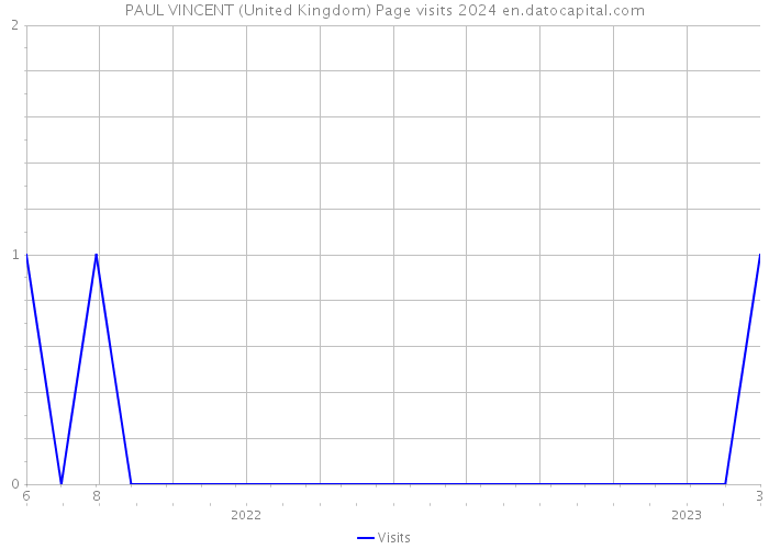 PAUL VINCENT (United Kingdom) Page visits 2024 