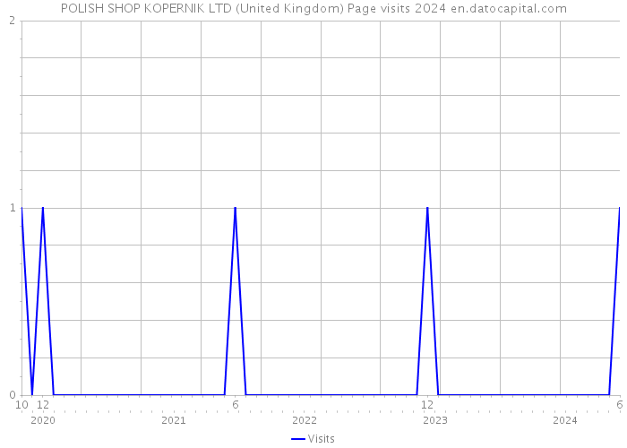 POLISH SHOP KOPERNIK LTD (United Kingdom) Page visits 2024 
