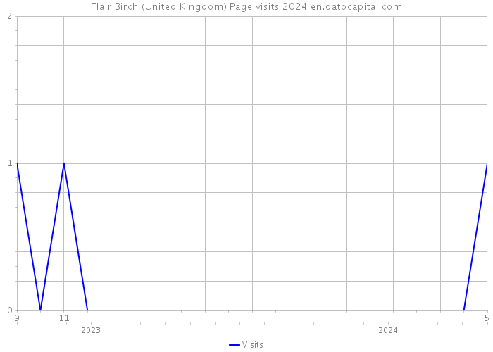 Flair Birch (United Kingdom) Page visits 2024 