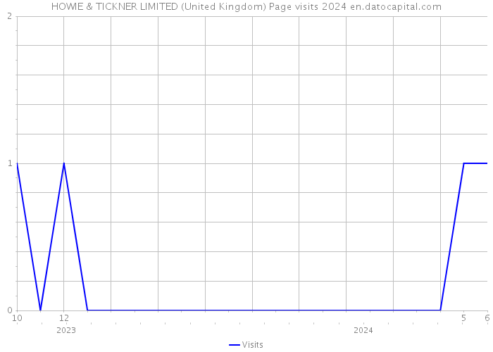 HOWIE & TICKNER LIMITED (United Kingdom) Page visits 2024 