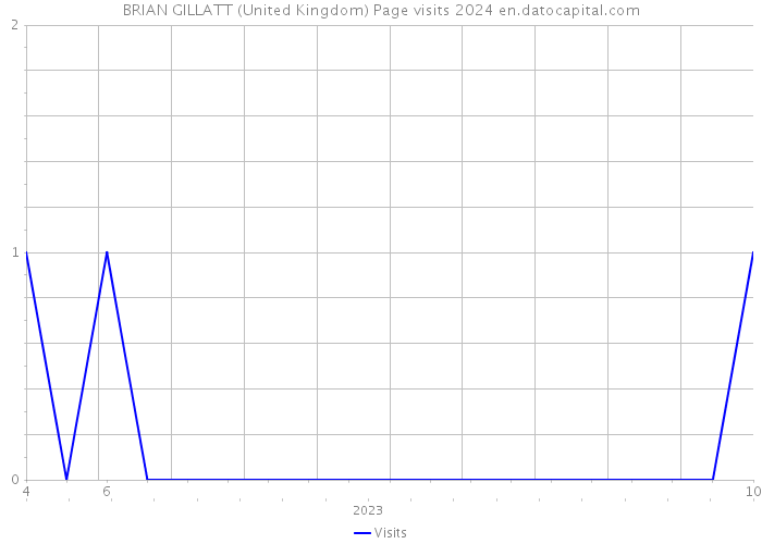 BRIAN GILLATT (United Kingdom) Page visits 2024 