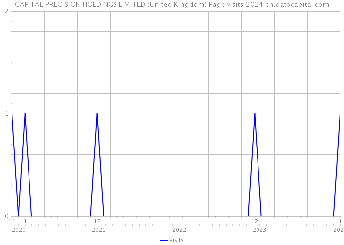 CAPITAL PRECISION HOLDINGS LIMITED (United Kingdom) Page visits 2024 