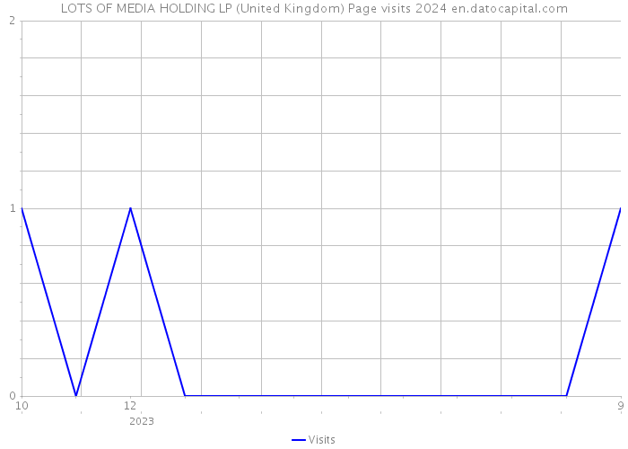 LOTS OF MEDIA HOLDING LP (United Kingdom) Page visits 2024 