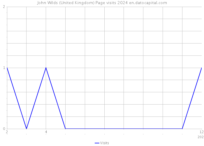 John Wilds (United Kingdom) Page visits 2024 