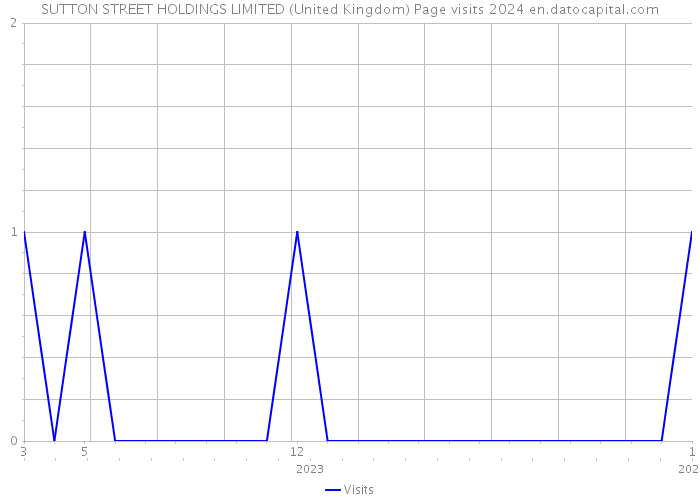SUTTON STREET HOLDINGS LIMITED (United Kingdom) Page visits 2024 