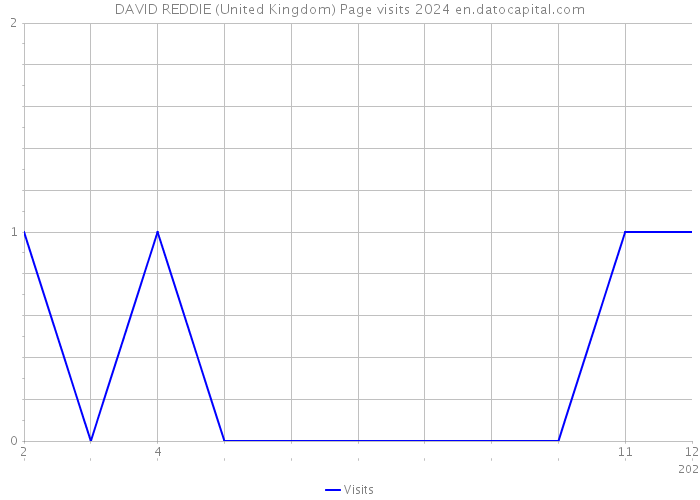 DAVID REDDIE (United Kingdom) Page visits 2024 