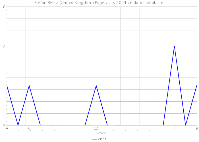 Stefan Beetz (United Kingdom) Page visits 2024 