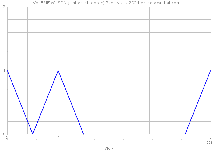 VALERIE WILSON (United Kingdom) Page visits 2024 