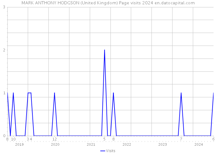 MARK ANTHONY HODGSON (United Kingdom) Page visits 2024 