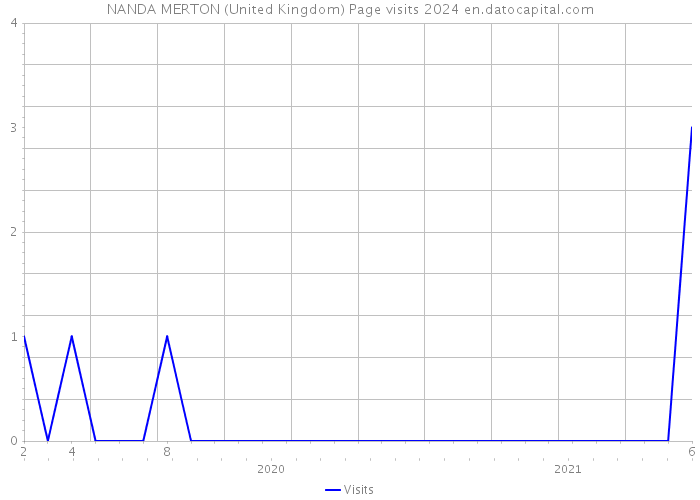 NANDA MERTON (United Kingdom) Page visits 2024 