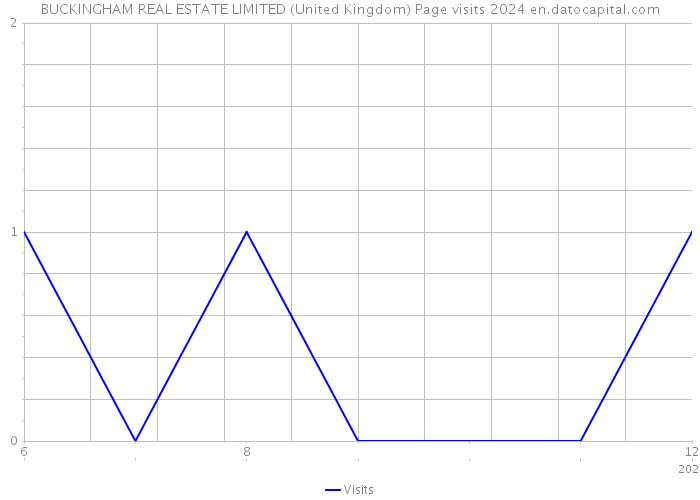 BUCKINGHAM REAL ESTATE LIMITED (United Kingdom) Page visits 2024 