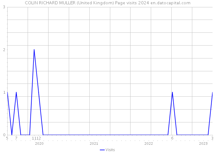COLIN RICHARD MULLER (United Kingdom) Page visits 2024 