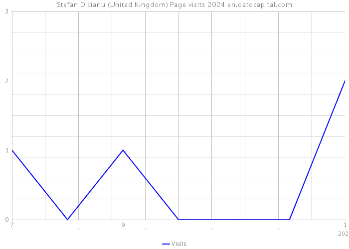 Stefan Dicianu (United Kingdom) Page visits 2024 