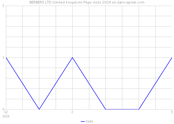 BERBERS LTD (United Kingdom) Page visits 2024 