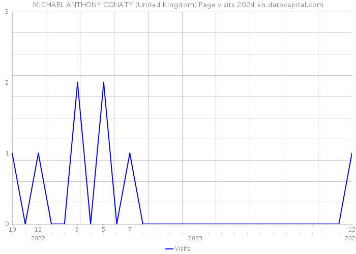 MICHAEL ANTHONY CONATY (United Kingdom) Page visits 2024 