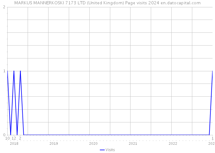 MARKUS MANNERKOSKI 7173 LTD (United Kingdom) Page visits 2024 