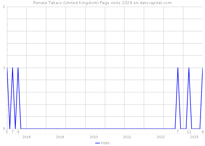 Renata Takacs (United Kingdom) Page visits 2024 